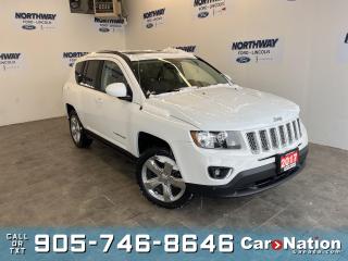 Used 2017 Jeep Compass HIGH ALTITUDE | 4X4 | LEATHER | SUNROOF | NAVI for sale in Brantford, ON