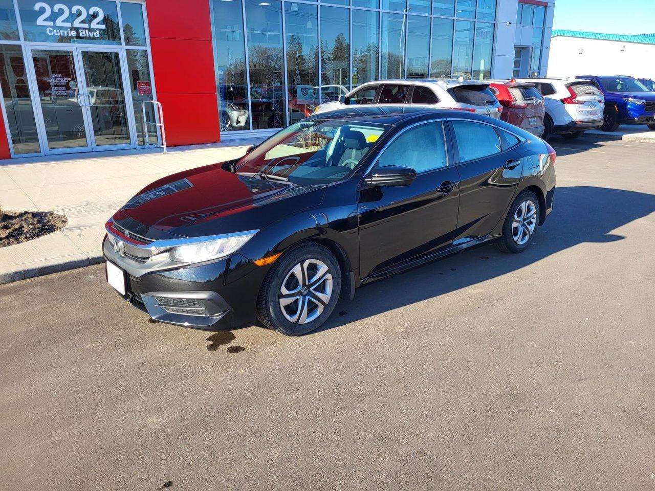 Used 2016 Honda Civic LX|HtdSeats|Carplay|Local|Lowkms|56MPG for sale in Brandon, MB