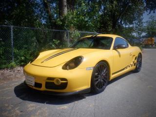 2006 Porsche Cayman S, 3.4L, 6 cylinders, 2-door, automatic, cruise control, air conditioning, power door locks, 5-speed shifter, electronically controlled damping, ceramic composite brakes, Porsche stability management, power windows, power mirrors, yellow exterior. Certification and Decal Valid until May 2024. $24,850.00 plus $375 processing fee, $25,225.00 total payment obligation before taxes.  Listing report, warranty, contract commitment cancellation fee, financing available on approved credit (some limitations and exceptions may apply). All above specifications and information is considered to be accurate but is not guaranteed and no opinion or advice is given as to whether this item should be purchased. We do not allow test drives due to theft, fraud and acts of vandalism. Instead we provide the following benefits: Complimentary Warranty (with options to extend), Limited Money Back Satisfaction Guarantee on Fully Completed Contracts, Contract Commitment Cancellation, and an Open-Ended Sell-Back Option. Ask seller for details or call 604-522-REPO(7376) to confirm listing availability.