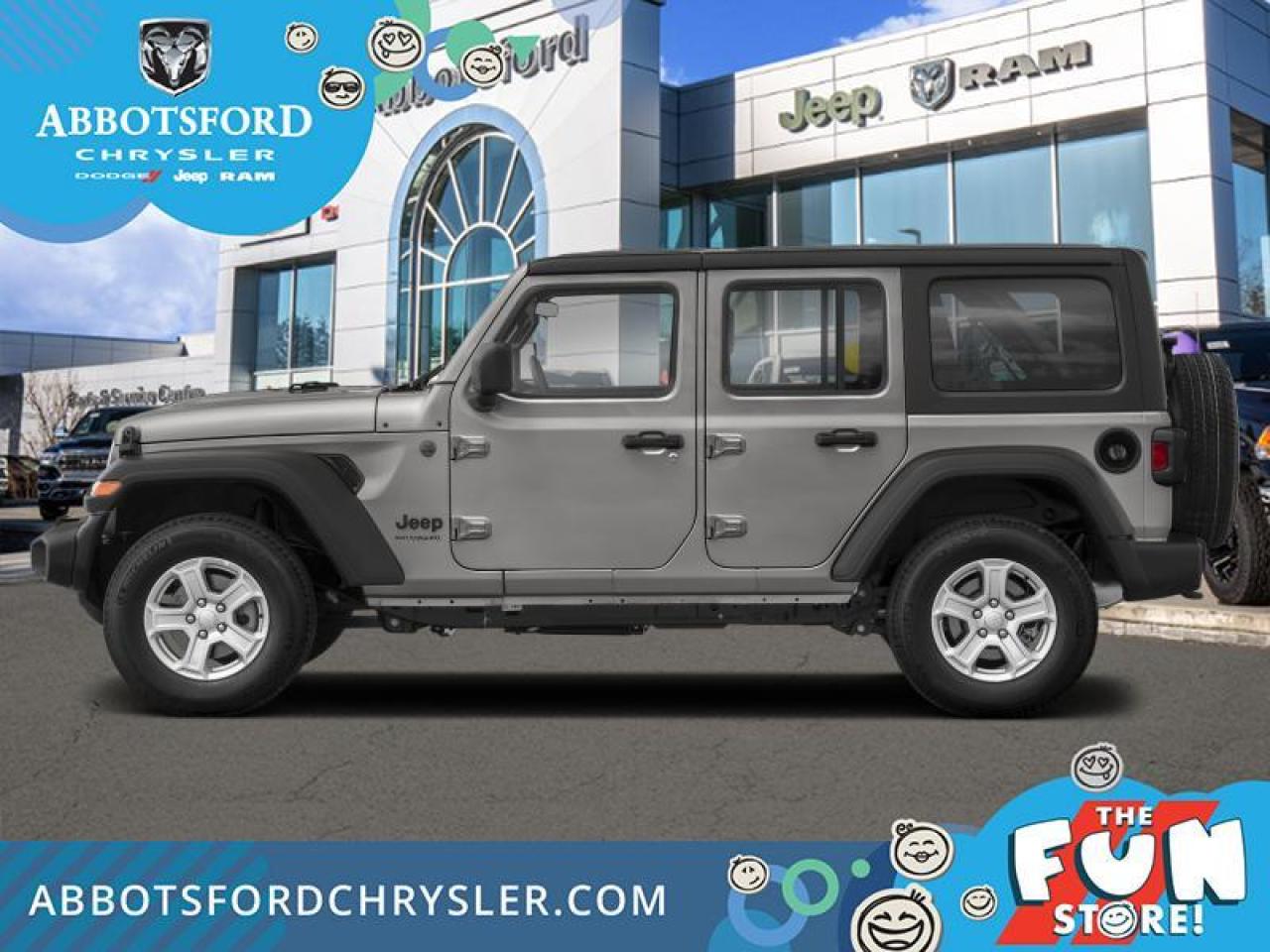 New 2023 Jeep Wrangler Sport S  - Android Auto -  Apple CarPlay - $208.40 /Wk for sale in Abbotsford, BC