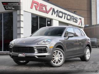 2019 Porsche Cayenne | Sport Utility | Ventilated Seats | Panoramic Sunroof | Heated Seats<br/>  <br/> Quarzite Grey Metallic Exterior | Black Leather Interior | 20 Cayenne Design Wheels | Keyless Entry | Blind Spot Assist | Front Power Seats | Rear Climate Control | Front and Rear Heated Seats | Power Trunk | Bluetooth Connection | Cruise Control | Front Ventilated Seats | Carbon Fibre Interior Package | Porsche Crest on Headrests | 4-Zone Climate Control | Bose Surround Sound-System | Premium Plus Package | Adaptive Sport Seats (18-Way) With Memory Function | Traction Control | Drive Mode Select | Bose Speakers | Fold-In Power Mirrors | Panoramic Sunroof | Voice Control | Rearview Camera | Navigation | Porsche Active Safe | Lane Change Assist | Park Assist and much more. <br/> <br/>  <br/> This Vehicle has Travelled 75,225KM. <br/> <br/>  <br/> *** NO additional fees except for taxes and licensing! *** <br/> <br/>  <br/> *** 100-point inspection on all our vehicles & always detailed inside and out *** <br/> <br/>  <br/> RevMotors is at your service to ensure you find the right car for YOU. Even if we do not have it in our inventory, we are more than happy to find you the vehicle that you are looking for. Give us a call at 613-791-3000 or visit us online at www.revmotors.ca <br/> <br/>  <br/> a nous donnera du plaisir de vous servir en Franais aussi! <br/> <br/>  <br/> CERTIFICATION * All our vehicles are sold Certified and E-Tested for the province of Ontario (Quebec Safety Available, additional charges may apply) <br/> FINANCING AVAILABLE * RevMotors offers competitive finance rates through many of the major banks. Should you feel like youve had credit issues in the past, we have various financing solutions to get you on the road.  We accept No Credit - New Credit - Bad Credit - Bankruptcy - Students and more!! <br/> EXTENDED WARRANTY * For your peace of mind, if one of our used vehicles is no longer covered under the manufacturers warranty, RevMotors will provide you with a 6 month / 6000KMS Limited Powertrain Warranty. You always have the options to upgrade to more comprehensive coverage as well. Well be more than happy to review the options and chose the coverage thats right for you! <br/> TRADES * Do you have a Trade-in? We offer competitive trade in offers for your current vehicle! <br/> SHIPPING * We can ship anywhere across Canada. Give us a call for a quote and we will be happy to help! <br/> <br/>  <br/> Buy with confidence knowing that we always have your best interests in mind! <br/>