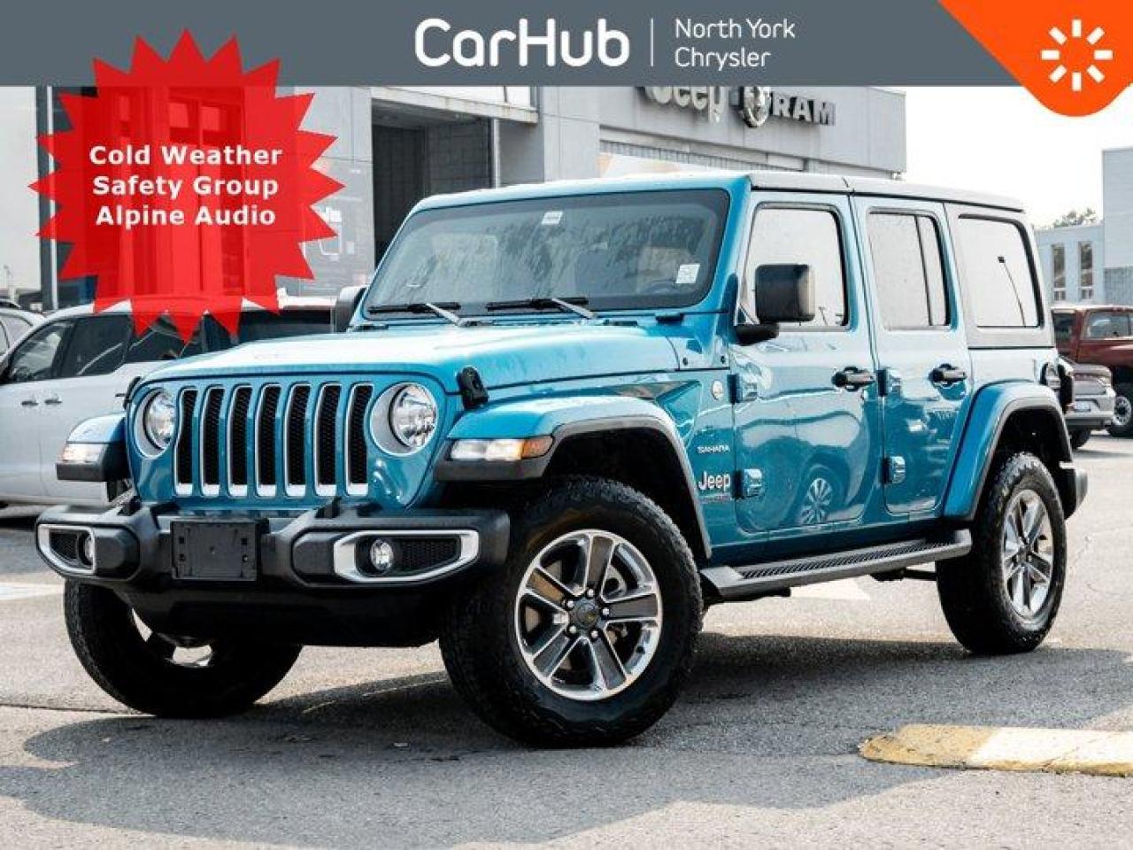 Used 2020 Jeep Wrangler Unlimited Sahara 4x4 Safety Grp Heated Seats Nav & Sound Grp for sale in Thornhill, ON