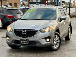 <p>ONE OWNER. NO ACCIDENT. CERTIFIED.</p><div><br />2013 MAZDA CX-5 GS AWD SKY-ACTIVE<br />159000 KMs <br /><br />•BACK UP CAMERA<br />•BLIND SPOT ￼ASSIST<br />•HEATED SEATS<br />•SUNROOF<br />•BLUETOOTH <br />•START/STOP PUSH BUTTON<br />•WATHER TECH FLOOR MATS <br />•NEW BRAKES JUST INSTALLED <br /><br />⭕️ COMES FULLY CERTIFIED ( SAFETY ) INCLUDED WITH MULTIPLE POINTS INSPECTION ALONG WITH CARFAX HISTORY REPORT FOR NO EXTRA CHARGE! <br /><br />⭕️ ALL OUR VEHICLES COME WITH 3 MONTHS WARRANTY INCLUDED IN THE PRICE UPGRADE IS AVAILABLE UP TO 3 YEARS! <br /><br />PRICE + TAX NO EXTRA OR HIDDEN FEES.<br /><br />PLEASE CONTACT US TO ARRANGE YOUR APPOINTMENT FOR VIEWING AND TEST DRIVE.<br /><br />TERMINAL MOTORS <br />1421 Speers Rd, Oakville, ON L6L 2X5 </div>