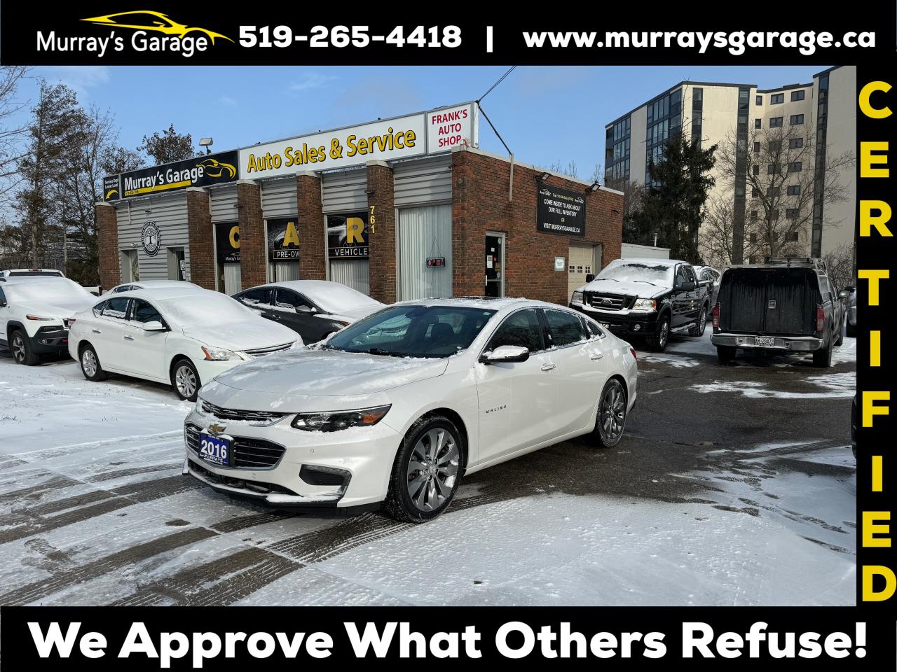 Used 2016 Chevrolet Malibu 2 LZ Premier for sale in Guelph, ON