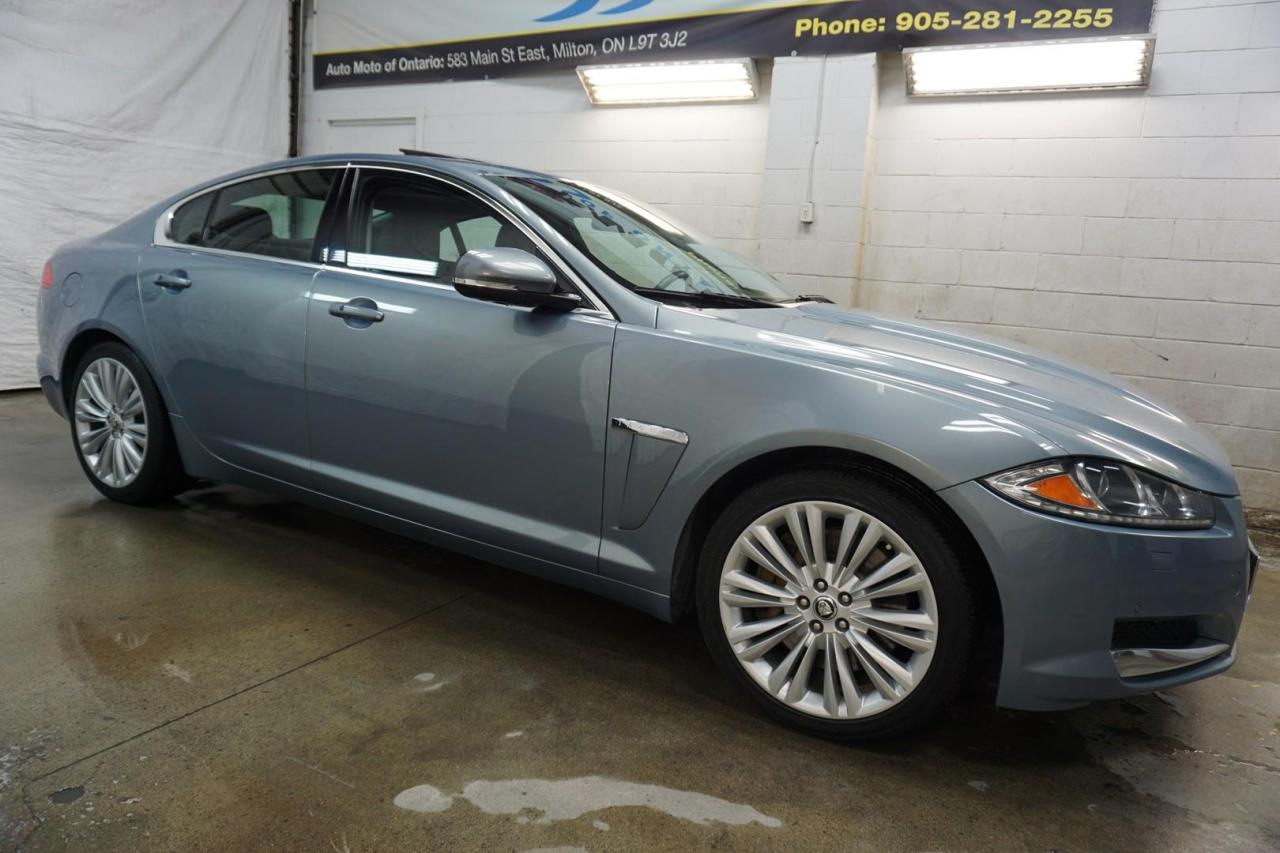 Used 2013 Jaguar XF -Series 3.0L V6 AWD *2ND WINTER* CERTIFIED CAMERA NAV BLUETOOTH LEATHER HEATED SEATS SUNROOF CRUISE ALLOYS for sale in Milton, ON