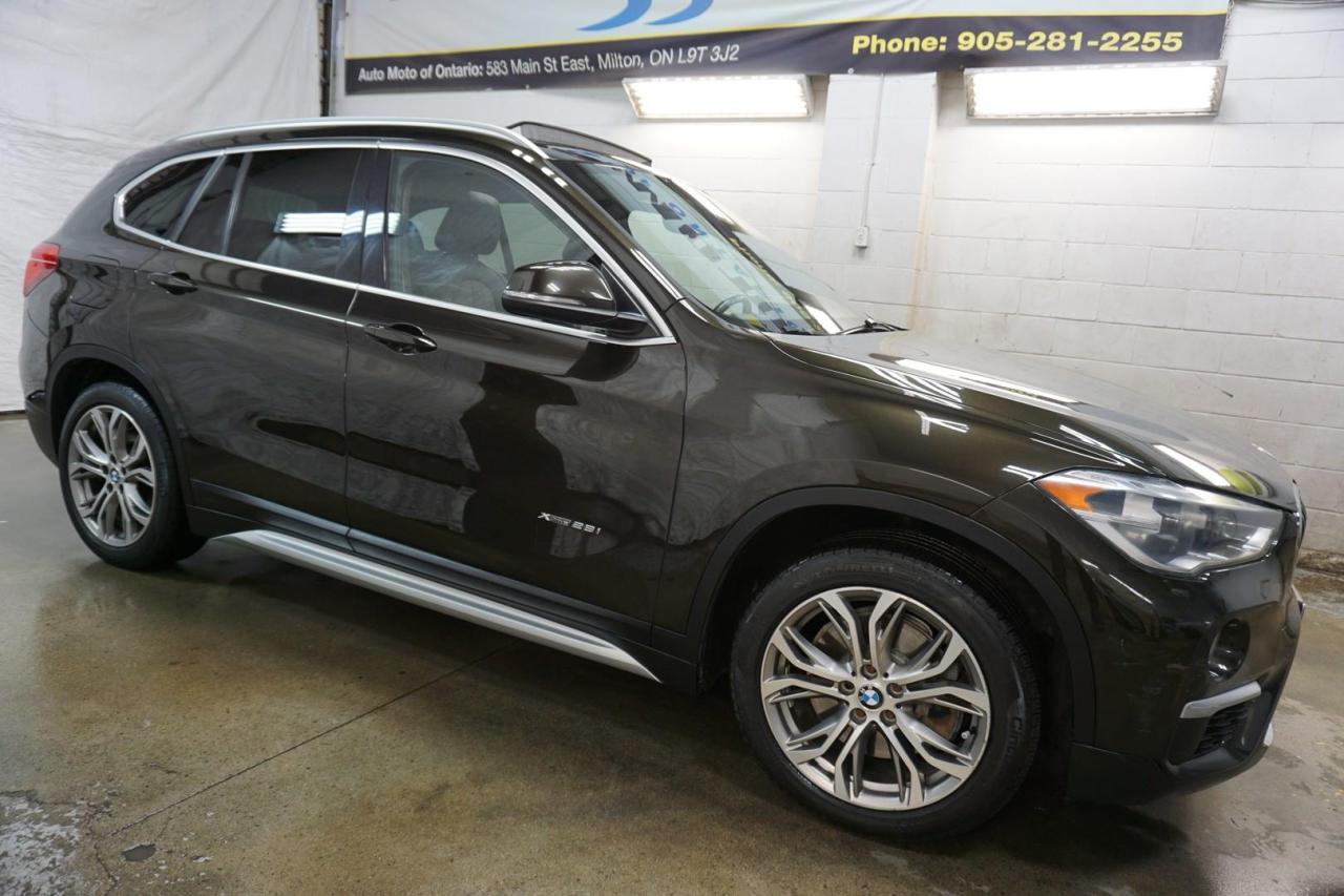 Used 2017 BMW X1 xDrive28i *ACCIDENT FREE* CERTIFIED CAMERA NAV LEATHER HEATED SEATS PANO ROOF CRUISE ALLOYS for sale in Milton, ON
