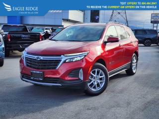 2024 Chevrolet Equinox, Remote Vehicle Start, Power sunroof, 8 touch screen, Automatic stop/start, Active noise cancelation, HD surround vision, adaptive cruise control, Lane change alert with side blind zone alert