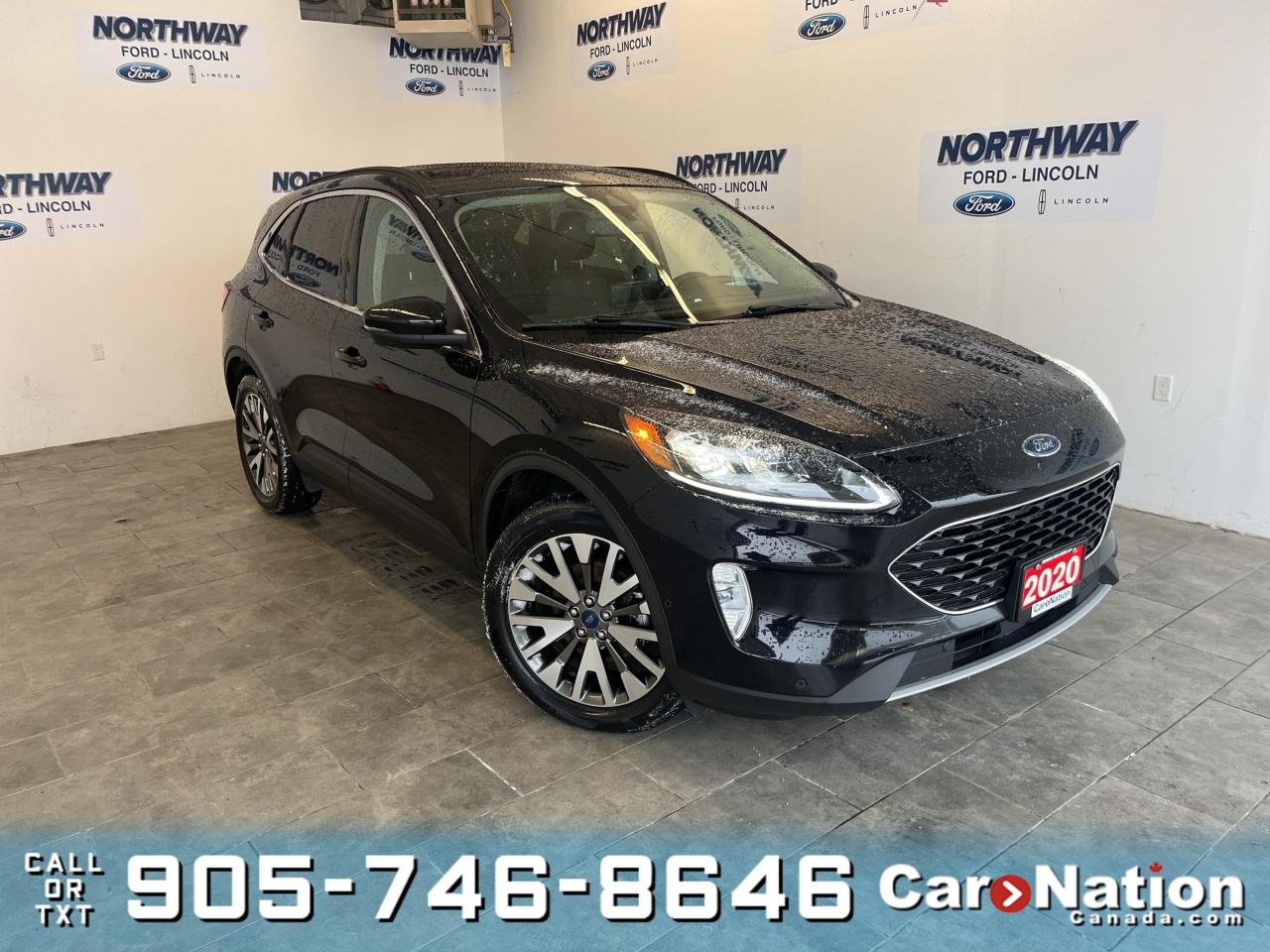 Used 2020 Ford Escape TITANIUM PREMIUM |HYBRID | LEATHER |AWD | ROOF|NAV for sale in Brantford, ON