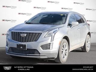 <b>CERTIFIED, NO ADMIN FEES</b><br>  JUST IN - 2023 CADILLAC XT5 PREMIUM AWD- ARGENT SILVER ON BLACK LEATHER, ULTRAVIEW(R) POWER SUNROOF, DRIVERS SAFETY ALERT SEAT, CADILLAC USER EXPERIENCE WITH CONNECTED NAVIGATION, - HEATED FRONT SEATS, WIRELESS CHARGING, ENGINE: 2.0L 4-CYLINDER TURBO SIDI WITH AUTOMATIC STOP/START, WHEELS, 18 6-SPLIT SPOKE ALLOY W/ PEARL NICKEL FINISH, HD REAR VISION CAMERA,  HEATED STEERING WHEEL, ADVANCED SECURITY PACKAGE, HEATED STEERING WHEEL, ONE OWNER, CLEAN CARFAX, CERTIFIED, NO ADMIN FEES **FINANCE FROM 6.99% UNDER OUR CPO PROGRAM***<br> <br/><br>*LIFETIME ENGINE TRANSMISSION WARRANTY NOT AVAILABLE ON VEHICLES WITH KMS EXCEEDING 140,000KM, VEHICLES 8 YEARS & OLDER, OR HIGHLINE BRAND VEHICLE(eg. BMW, INFINITI. CADILLAC, LEXUS...)<br> Come by and check out our fleet of 20+ used cars and trucks and 40+ new cars and trucks for sale in Ottawa.  o~o