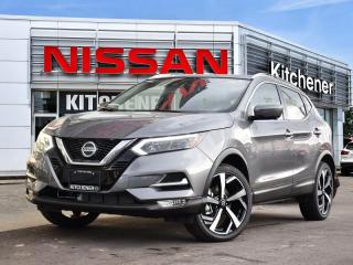 <b>Platinum Package!</b><br> <br> <br> <br><br> <br>  Reignite the joy of driving with this sleek and stylish Nissan Qashqai. <br> <br>This Nissan Qashqai offers more than just snazzy styling and approachable dimensions. Under the beautiful exterior lies a carefully engineered powertrain that delivers both optimal efficiency and punchy performance, when needed. Occupants are treated to a well-built interior with solid refinement and intuitive technology, making every journey in the Qashqai an extremely exciting and comforting ride.<br> <br> This gun metallic paint SUV  has an automatic transmission and is powered by a  2.0L I4 16V GDI DOHC engine.<br> <br> Our Qashqais trim level is SL AWD. Representing the ultimate Qashqai experience, this SL AWD trim is fully loaded with a clever all-wheel-drive system, plush heated and power-adjustable leather bucket seats with lumbar support and memory function, inbuilt satellite navigation, internet access, an immersive 360-degree camera system with aerial view, an express opening glass sunroof with slide and tilt functionality and a power shade, projector beam halogen headlamps with automatic high beams, a sporty heated leather steering wheel, dual-zone climate control, and adaptive cruise control with steering, in addition to blind-spot monitoring, lane-keep assist, and front emergency braking. Other features include proximity keyless entry with push button and remote start, piano-black interior inserts, a rear-view camera, a 6-speaker audio system, and a 7-inch infotainment screen bundled with Apple CarPlay, Android Auto, and SiriusXM satellite radio. This vehicle has been upgraded with the following features: Platinum Package. <br><br> <br>To apply right now for financing use this link : <a href=https://www.kitchenernissan.com/finance-application/ target=_blank>https://www.kitchenernissan.com/finance-application/</a><br><br> <br/>    Incentives expire 2024-02-29.  See dealer for details. <br> <br><b>KITCHENER NISSAN IS DEDICATED TO AWESOME AND DRIVEN TO SURPASS EXPECTATIONS!</b><br>Awesome Customer Service <br>Friendly No Pressure Sales<br>Family Owned and Operated<br>Huge Selection of Vehicles<br>Master Technicians<br>Free Contactless Delivery -100km!<br><b>WE LOVE TRADE-INS!</b><br>We will pay top dollar for your trade even if you dont buy from us!   <br>Kitchener Nissan trades are made easy! We have specialized buyers that are waiting to purchase your unique vehicle. To get optimal value for you, we can also place your vehicle on live auction. <br>Home to thousands of bidders!<br><br><b>MARKET PRICED DEALERSHIP</b><br>We are a Market Priced dealership and are proud of it! <br>What is market pricing? ALL our vehicles are listed online. We continuously monitor online prices daily to ensure we find the best deal, so that you dont have to! We make sure were offering the highest level of savings amongst our competitors! Not only do we offer the advantage of market pricing, at Kitchener Nissan we aim to inspire confidence by providing a transparent and effortless vehicle purchasing experience. <br><br><b>CONTACT US TODAY AND FIND YOUR DREAM VEHICLE!</b><br><br>1450 Victoria Street N, Kitchener | www.kitchenernissan.com | Tel: 855-997-7482 <br>Contact us or visit the dealership and let us surpass your expectations! <br> Come by and check out our fleet of 30+ used cars and trucks and 90+ new cars and trucks for sale in Kitchener.  o~o