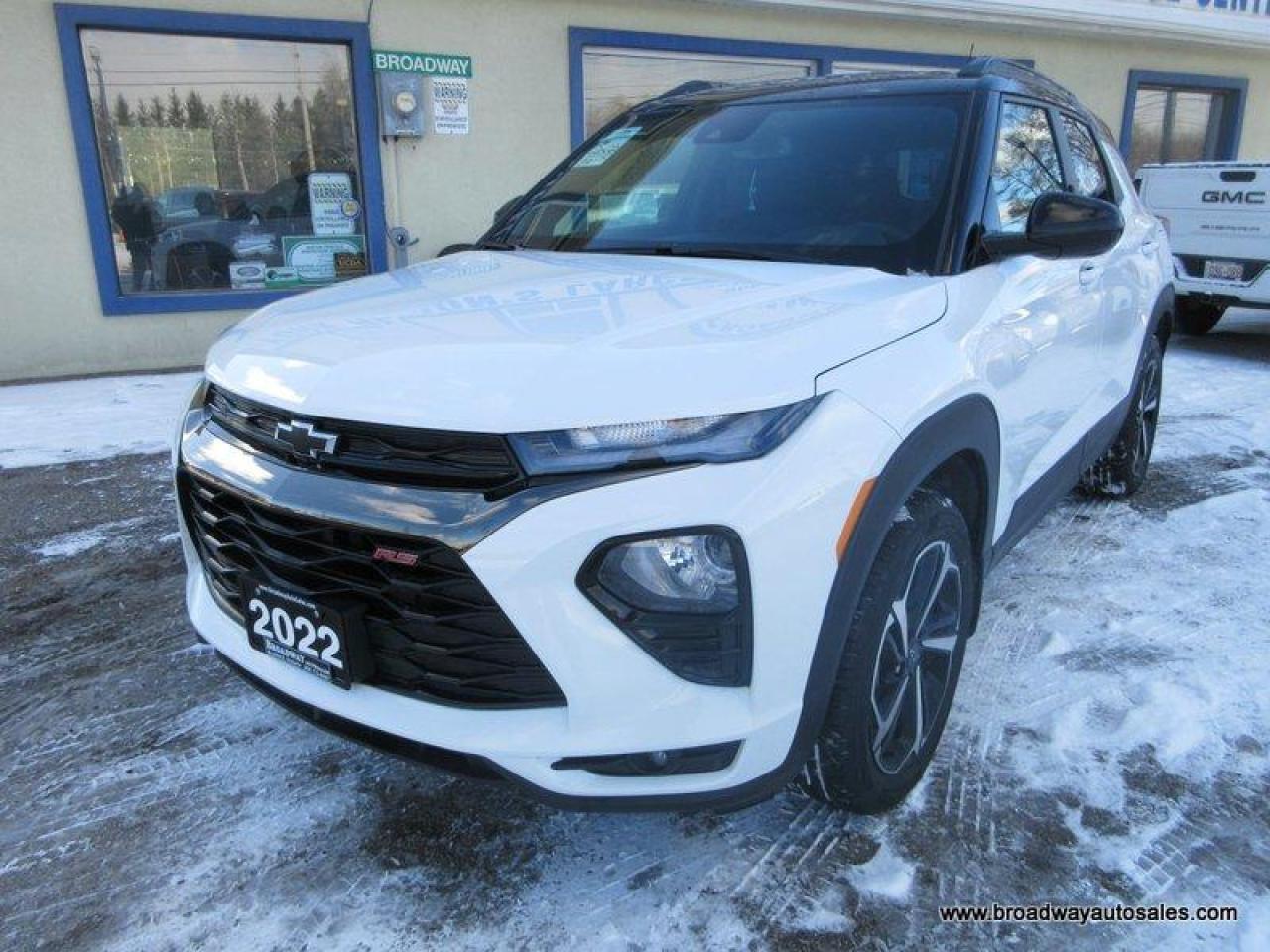 Used 2022 Chevrolet TrailBlazer ALL-WHEEL DRIVE RS-MODEL 5 PASSENGER 1.3L - DOHC.. HEATED SEATS.. PANORAMIC SUNROOF.. BOSE AUDIO.. BACK-UP CAMERA.. BLUETOOTH SYSTEM.. KEYLESS ENTRY.. for sale in Bradford, ON