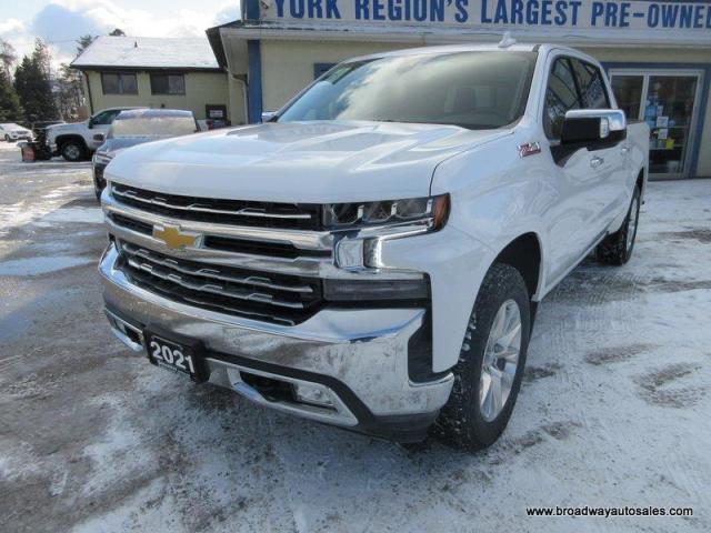 2021 Chevrolet Silverado 1500 LOADED LTZ-EDITION 5 PASSENGER 5.3L - V8.. 4X4.. CREW-CAB.. SHORTY.. LEATHER.. HEATED SEATS & WHEEL.. BACK-UP CAMERA.. BLUETOOTH SYSTEM..