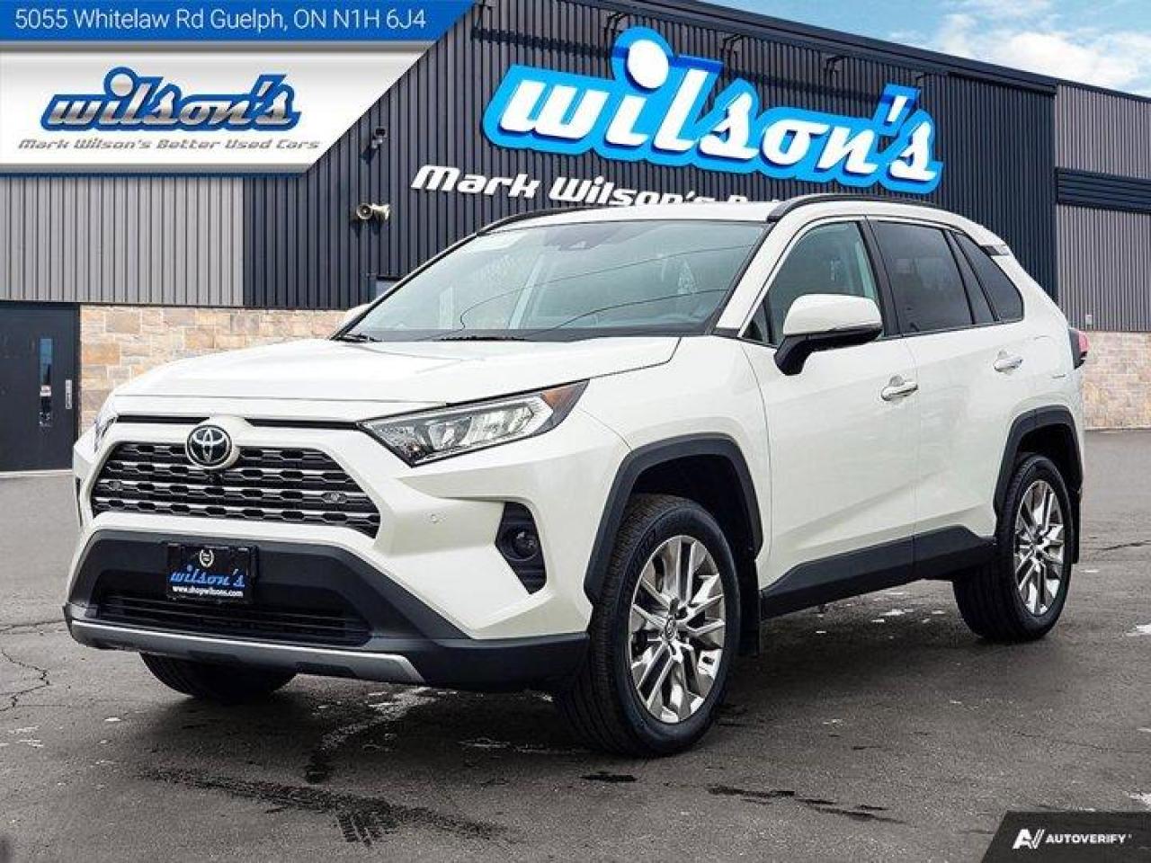 Used 2020 Toyota RAV4 Limited AWD - Leather, Navigation, Sunroof, Heated+Cooled Seats, Power Liftgate, Rear Camera & More! for sale in Guelph, ON