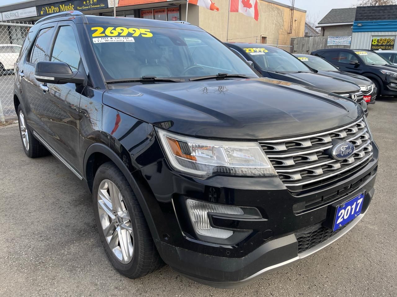 2017 Ford Explorer LIMITED, AWD, Leather, Navigation, Sunroof