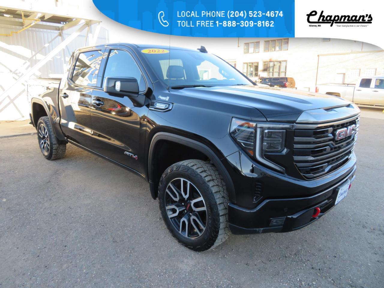 Used 2022 GMC Sierra 1500 AT4 HD Surround Vision, Heated & Ventilated Front Seats, Power Sunroof for sale in Killarney, MB