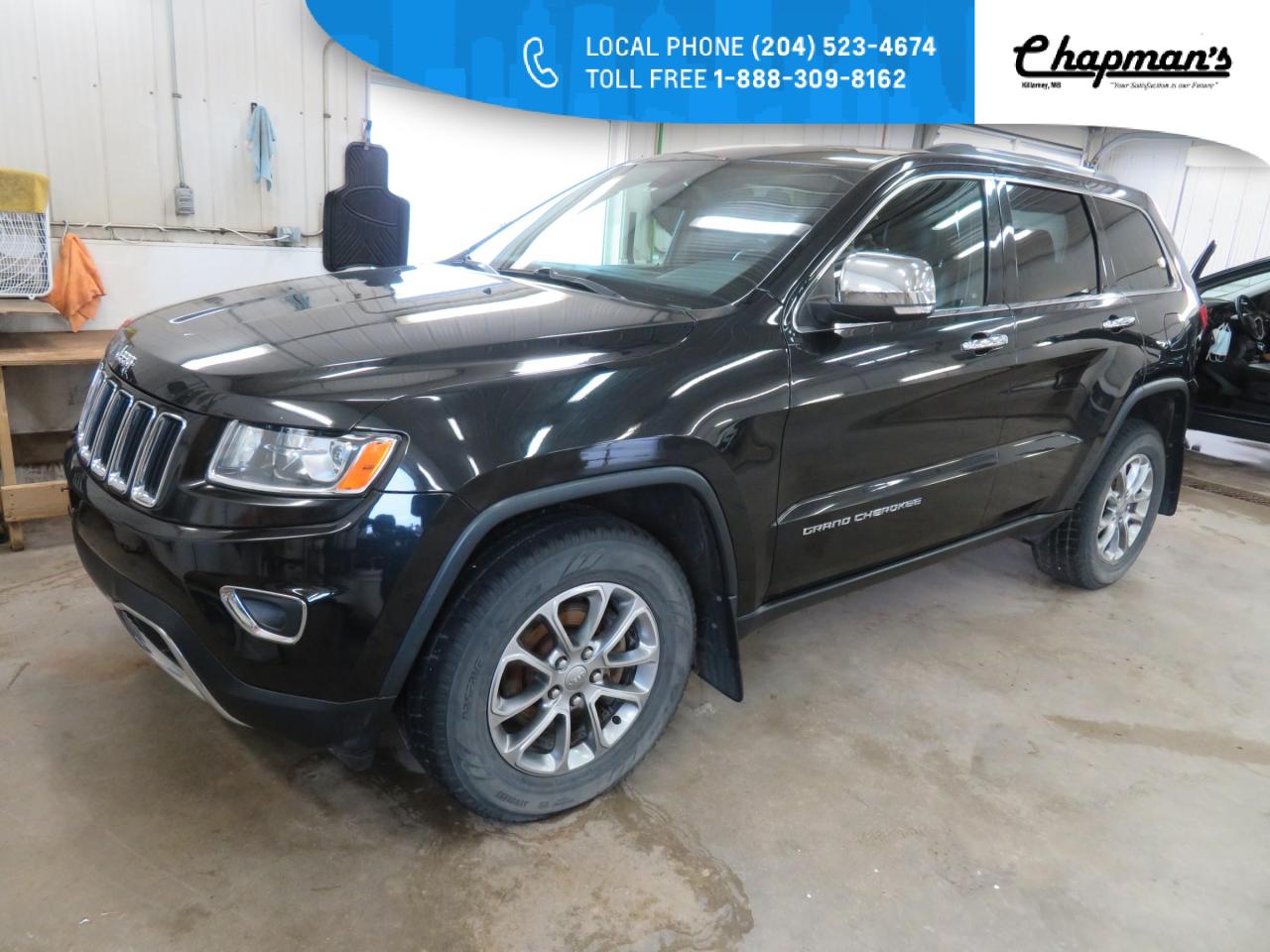 Used 2015 Jeep Grand Cherokee Limited Heated Leather Seats, Power Sunroof, Rear Vision Camera for sale in Killarney, MB