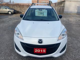 <div>2015 Mazda 5 6 passenger minivan white with black interior has clean carfax one owner no accidents reported comes with power windows and locks keyless entry alloys and much more looks and runs great </div>