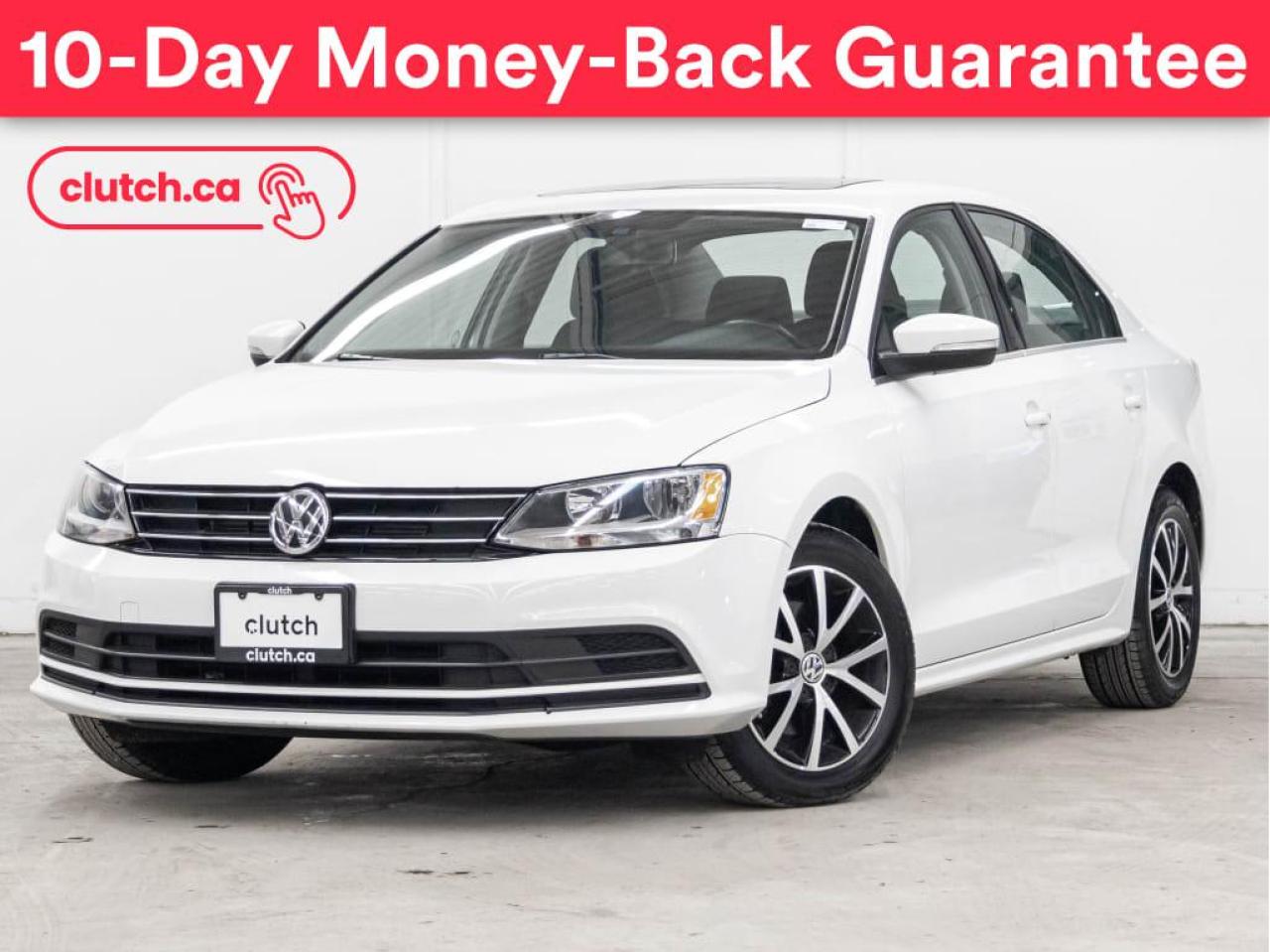 Used 2016 Volkswagen Jetta Sedan Comfortline w/ Apple CarPlay & Android Auto, Sunroof, A/C for sale in Toronto, ON
