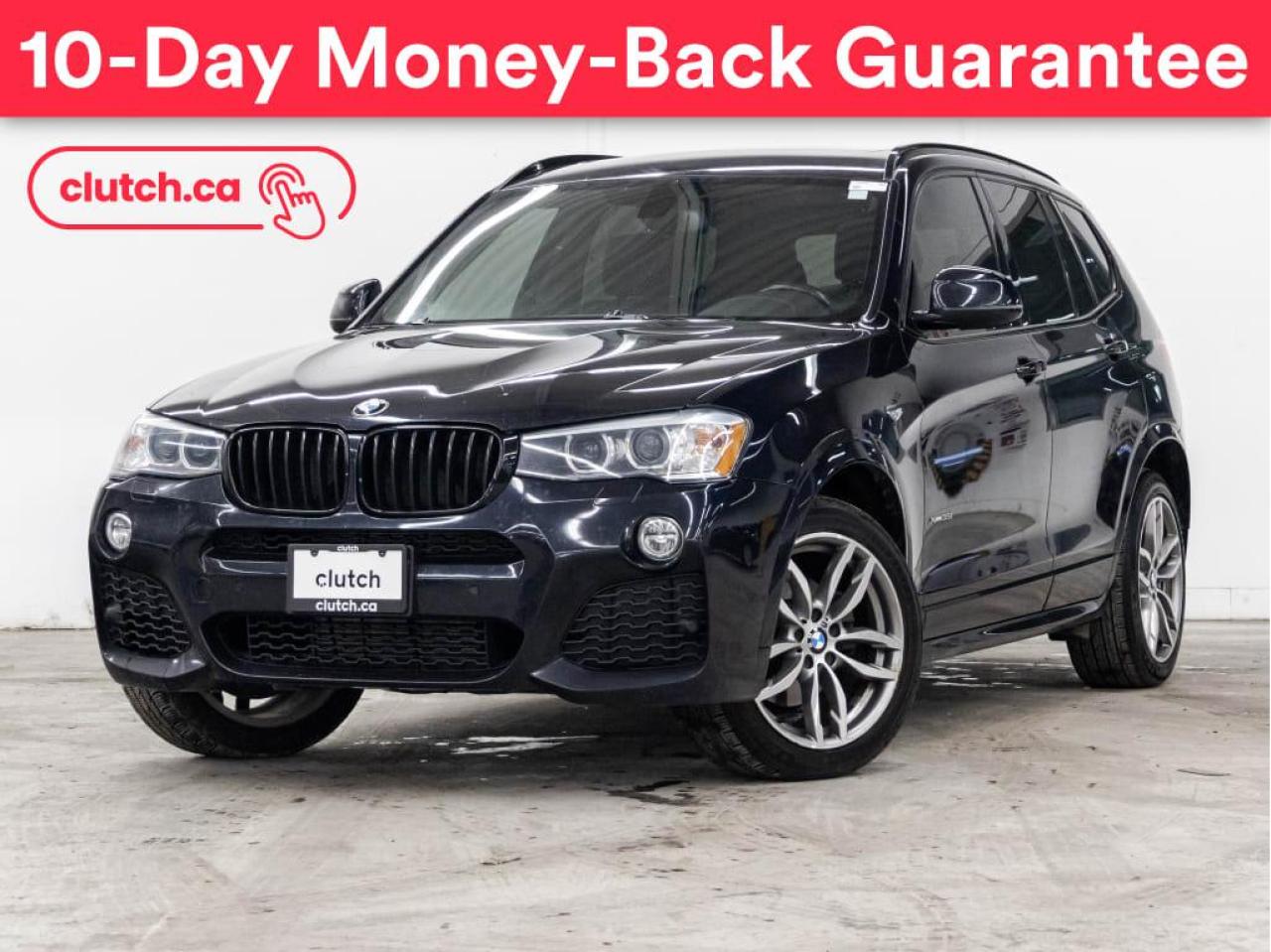 Used 2016 BMW X3 xDrive35i w/ Rearview Cam, Bluetooth, Nav for sale in Toronto, ON
