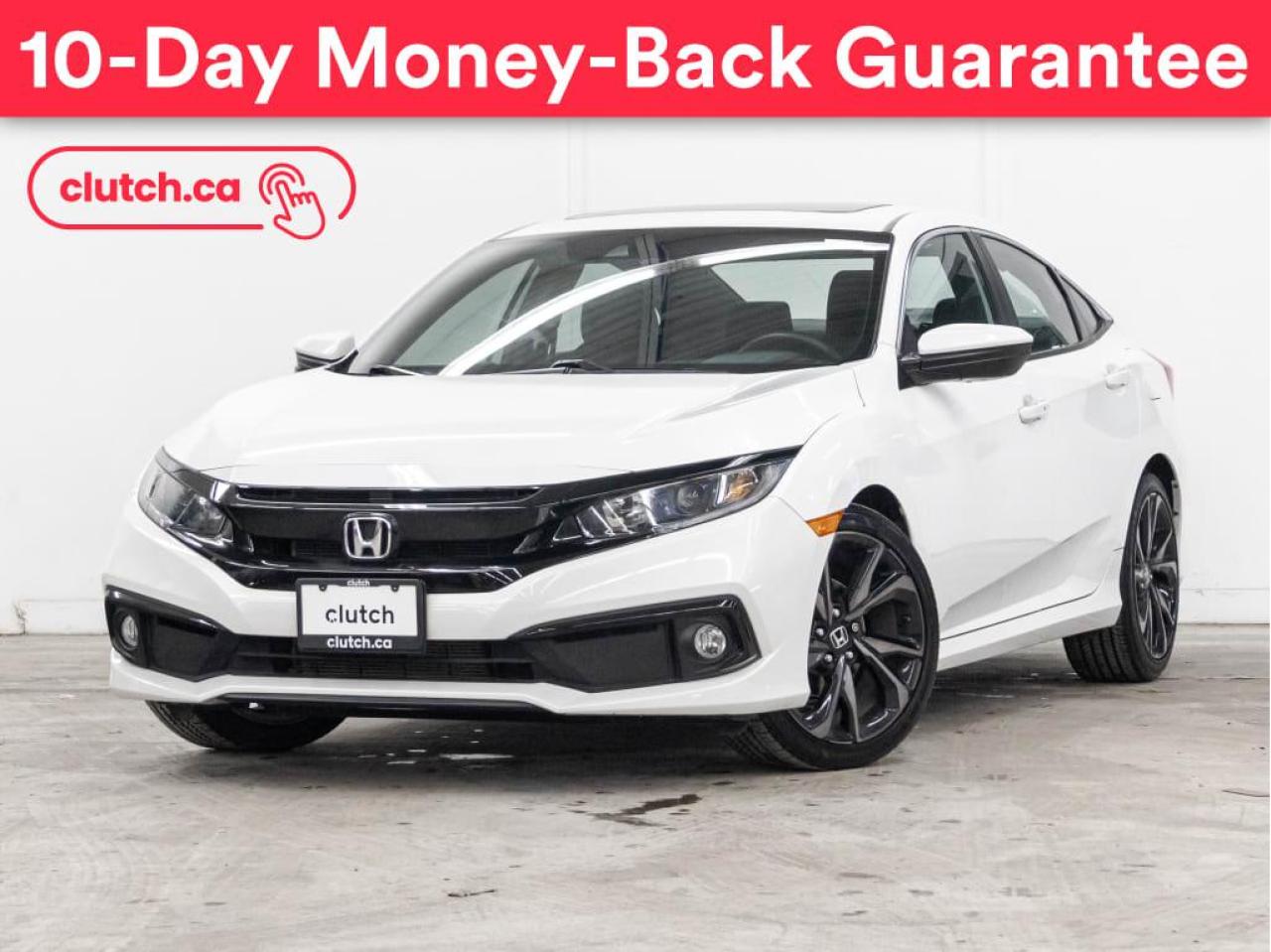 Used 2020 Honda Civic Sedan Sport w/ Apple CarPlay & Android Auto, Adaptive Cruise, A/C for sale in Toronto, ON