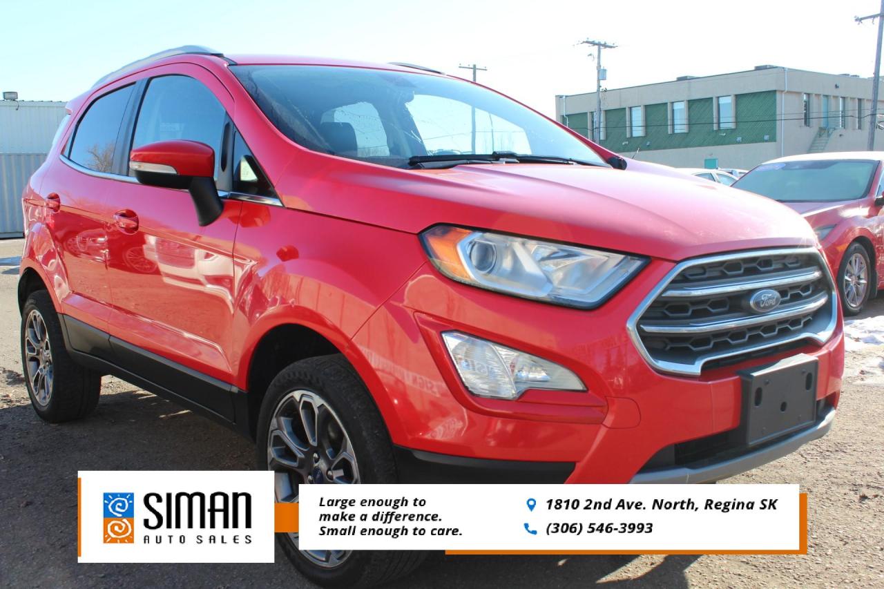 Used 2019 Ford EcoSport Titanium LEATHER SUNROOF AWD for sale in Regina, SK