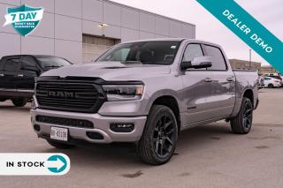 <p>DEMO!!</p>

<p><strong>Discover Unmatched Power and Style: The 2024 RAM 1500 SPORT NIGHT CREW CAB 4X4</strong></p>

<p> Experience the pinnacle of truck innovation with the 2024 RAM 1500 Sport Night Crew Cab 4X4. Engineered for those who demand excellence in every aspect of their vehicle, this model combines robust performance with luxury and cutting-edge technology, setting a new standard for what a pickup truck can be.</p>

<p><strong>Powerful Performance:</strong> At the heart of this formidable truck is the 5.7L HEMI VVT V8 engine equipped with FuelSaver MDS and eTorque, offering a harmonious blend of power, efficiency, and reduced emissions. Paired with an 8-speed automatic transmission, it delivers a driving experience that's both exhilarating and smooth. Whether it's towing, hauling, or cruising on the highway, the RAM 1500 Sport makes no compromises.</p>

<p><strong>Exterior Sophistication:</strong> Dressed in Billet Silver Metallic and featuring the exclusive Night Edition package, the RAM 1500 Sport Night Crew Cab stands out with its bold aesthetics and functional design. The Sport performance hood not only adds to its aggressive look but enhances performance, while the optional dual-pane panoramic sunroof offers a glimpse of the sky, adding an element of freedom to every journey.</p>

<p><strong>Interior Luxury:</strong> Inside, you'll be greeted by a black interior with leather-faced/vinyl bucket seats that offer both comfort and durability. With features like front ventilated seats, power adjustable pedals with memory, and underseat lighting, the cabin is a haven of luxury and convenience. The Uconnect system keeps you connected, while advanced sound insulation ensures a serene driving experience.</p>

<p><strong>Advanced Safety and Technology:</strong> Safety is paramount in the 2024 RAM 1500 Sport, featuring Full-Speed Forward Collision Warning Plus, Blind-Spot and Cross-Path Detection, and a suite of airbags to protect all occupants. The ParkView Rear Back-Up Camera and Park-Sense Front and Rear Park Assist simplify navigation in tight spots, ensuring peace of mind.</p>

<p> The 2024 RAM 1500 Sport Night Crew Cab 4X4 is not just a truck; it's a statement of strength, sophistication, and advanced engineering. Designed for the discerning driver who seeks power, performance, and prestige, it stands ready to redefine your driving expectations. Visit our dealership today and experience firsthand the unmatched capabilities of this exceptional pickup truck. Embark on your next adventure with confidence and style in the 2024 RAM 1500 Sport Night Crew Cab 4X4.</p>

<p> </p>

<p> </p>

<p> </p>

<p> </p>

<p> </p>

<p> </p>

<p> </p>

<form> </form>
<p> </p>

<p><em>Note: This is a used demo vehicle. The price may include added aftermarket accessories. Please contact dealer for details and current mileage.</em></p>

<h4>BUY WITH COMPLETE CONFIDENCE</h4>

<p>AutoIQ Exclusive Pre-Owned Program<br />
Shop online or in-store, any way you want it<br />
Virtual trade estimate & appraisal<br />
Virtual credit approval & eSignature<br />
7-Day Money Back Guarantee*</p>

<p>The AutoIQ Dealership Group came together in 2016 with a mission to deliver an exceptional car-buying experience. With 16 dealerships across Ontario, offering 14 brands and over 2500 vehicles in stock, AutoIQ customers can expect great selection, value, and trust. Buying a new vehicle is a significant purchase, and we want to ensure that you LOVE it! Whether you are purchasing a new or quality pre-owned vehicle from us, we offer attractive financing rates and flexible terms, regardless of your credit.</p>

<p>SPECIAL NOTE: This vehicle is reserved for AutoIQs retail customers only. Please, no dealer calls. Errors and omissions excepted.</p>

<p>*As-traded, specialty or high-performance vehicles are excluded from the 7-Day Money Back Guarantee Program (including, but not limited to Ford Shelby, Ford mustang GT, Ford Raptor, Chevrolet Corvette, Camaro 2SS, Camaro ZL1, V-Series Cadillac, Dodge/Jeep SRT, Hyundai N Line, all electric models)</p>

<p>INSGMT</p>
