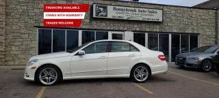 Need a vehicle that has style and class? Look at our Pre-Owned 2010 MERCEDES BENZ E550 4MATIC AWD (Pictured in photo) /Filled with top options including: Heated Leather Seats,2 Sets of tires and wheels or rims Panoramic Sunroof, Keyless Entry, Bluetooth, Blind spot indicators Navigation Power Mirrors, Power Locks, Power Windows. Rearview camera /Air /Tilt /Cruise/ All wheel drive system. Traction  like a 4 wheel drive. Comes with 6 month power train warranty with options to extend. Smooth ride at a great price thats ready for your test drive. Fully inspected and given a clean bill of health by our technicians. Fully detailed on the interior and exterior so it feels like new to you. There should never be any surprises when buying a used car, thats why we share our Mechanical Fitness Assessment and Carfax with our customers, so you know what we know. Bonnybrook Auto sales is helping thousands find quality used vehicles at prices they can afford. If you would like to book a test drive, have questions about a vehicle or need information on finance rates, give our friendly staff a call today! Bonnybrook auto sales is proudly one of the few car dealerships that have been serving Calgary for over Twenty years. /TRADE INS WELCOMED/ Amvic Licensed Business.  Due to the recent increase for used vehicles.  Demand and sales combined with  the U.S exchange rate, a lot  vehicles are being exported to the U.S. We are in need of pre-owned vehicles. We give top dollar for your trades.  We also purchase all makes and models of vehicles.