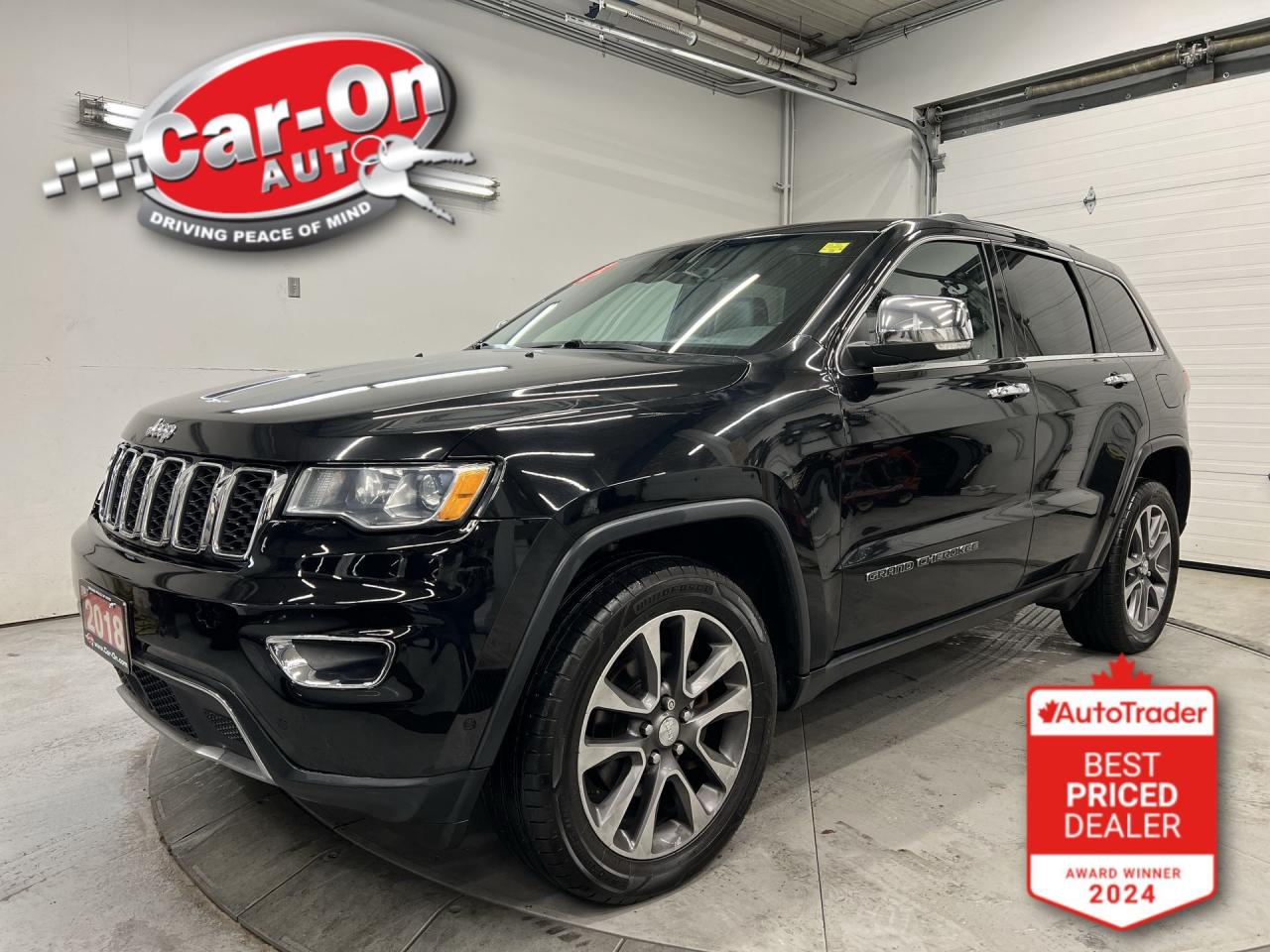 Used 2018 Jeep Grand Cherokee LIMITED 4x4 | SAFETY PKG | HTD/COOLED LEATHER |NAV for sale in Ottawa, ON