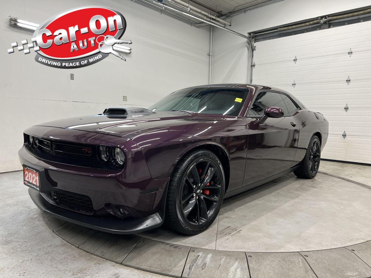 Used 2021 Dodge Challenger R/T SHAKER| 5.7L HEMI | HELLRAISIN |ONLY 5,200 KMS for sale in Ottawa, ON
