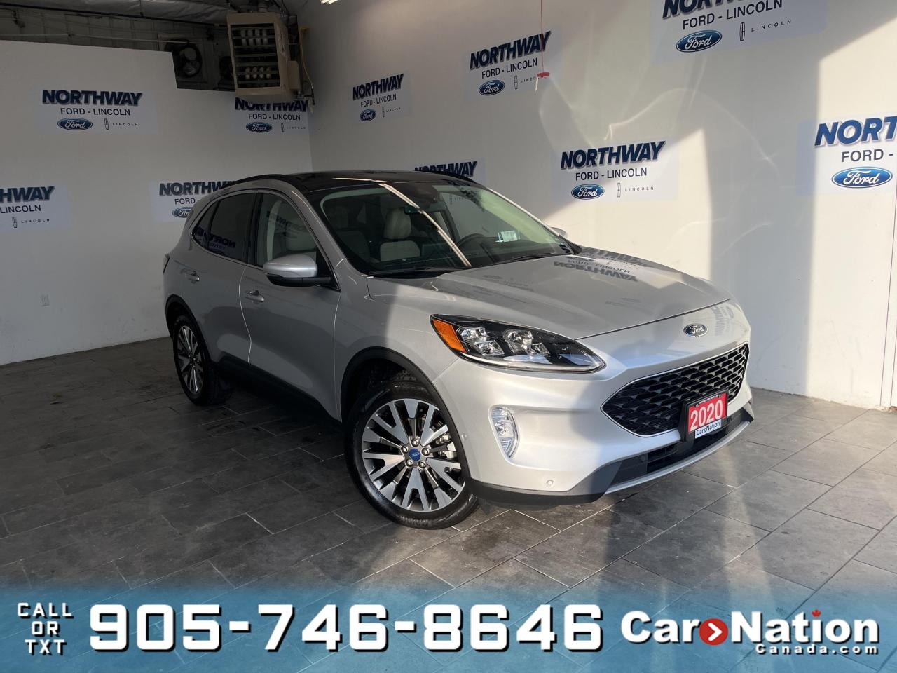 Used 2020 Ford Escape TITANIUM PREMIUM | AWD | HYBRID | PANO ROOF | NAV for sale in Brantford, ON