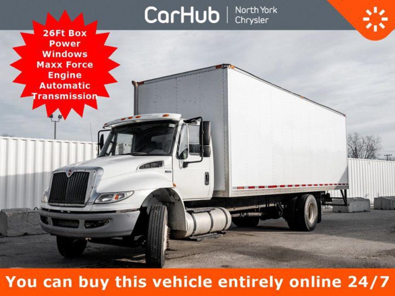 Used 2015 International 4300 26Ft Box Power Windows Maxx Force Engine Automatic for sale in Thornhill, ON