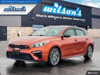 Used 2020 Kia Forte5 GT 1.6 Turbo - Sunroof, Split Leather Heated Seats, Blindspot Monitor, CarPlay+Android & Much More! for sale in Guelph, ON