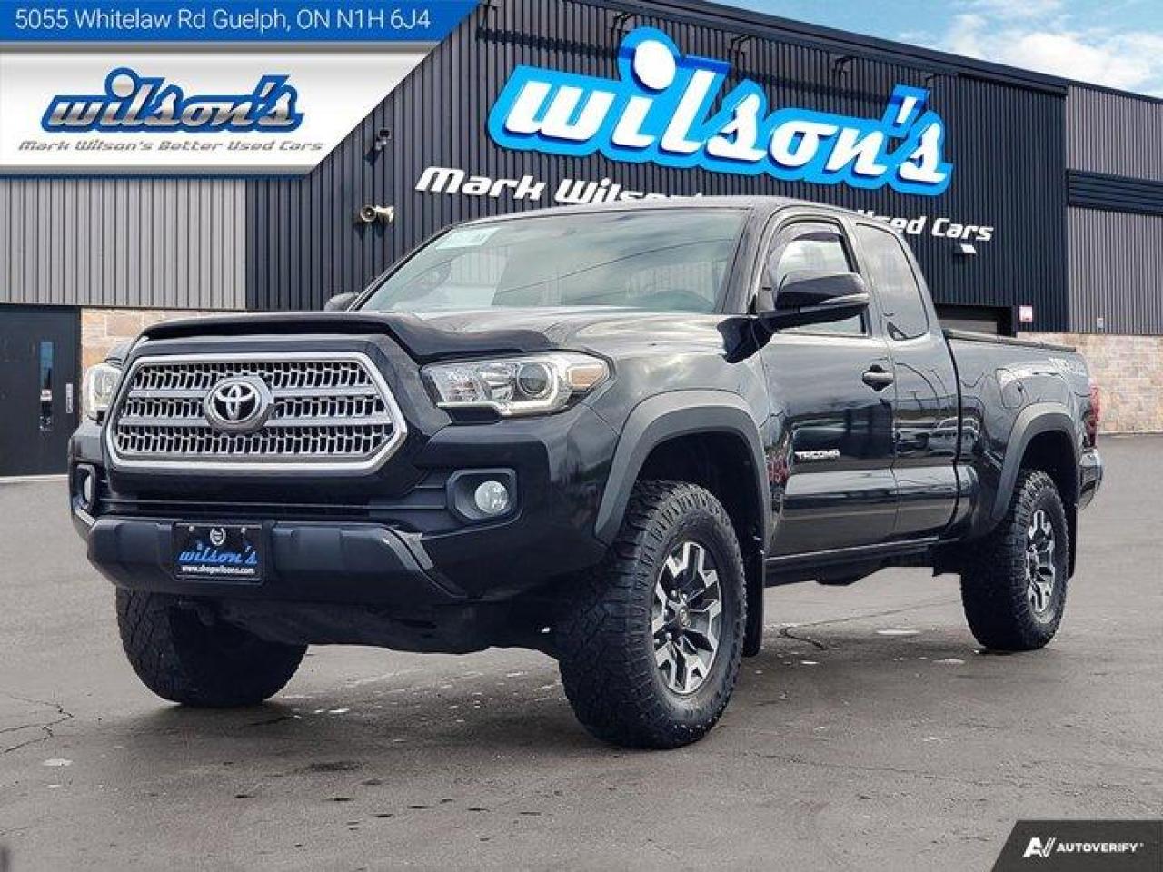 Used 2016 Toyota Tacoma TRD Off Road 4x4 - Navigation, Rear Camera, Heated Seats, Keyless Entry, Hitch, Bluetooth & More! for sale in Guelph, ON