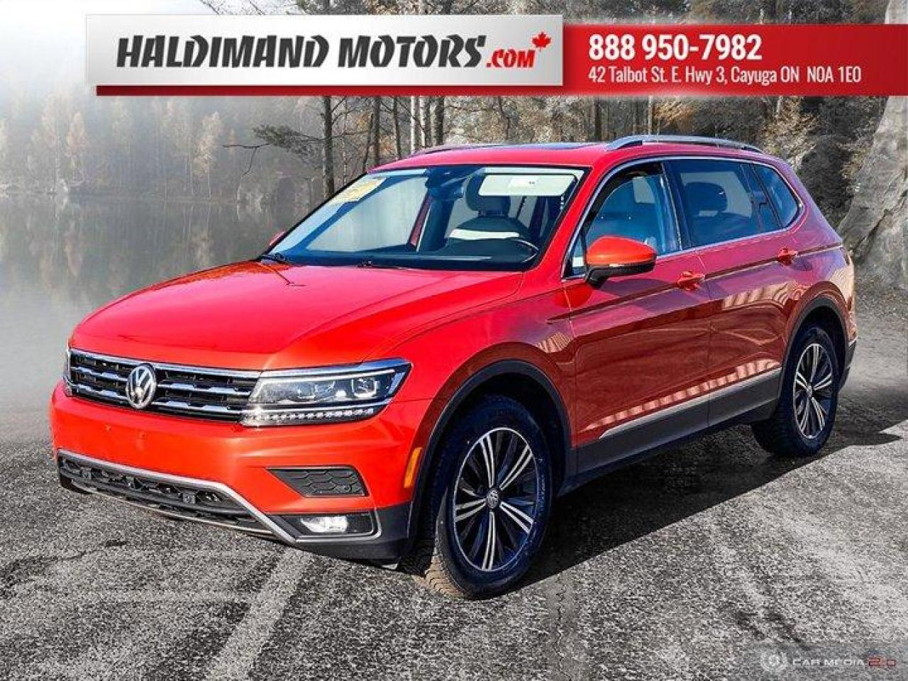 Used 2018 Volkswagen Tiguan Highline for sale in Cayuga, ON