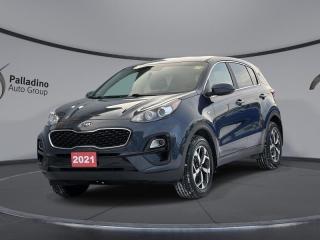 <b>Heated Seats,  Apple CarPlay,  Android Auto,  Aluminum Wheels,  TouchScreen!</b><br> <br> Previous Daily Rental*   <br><br>This Kia Sportage offers one of the most spacious, upscale interiors in the class. This  2021 Kia Sportage is fresh on our lot in Sudbury. <br> <br>This 2021 Kia Sportage ranks as one of the best Crossover SUVs and with a good set of reasons. It has one of the best interiors in its class, a generous cargo space, excellent power and handling, and a modern, distinctive, ageless design. Comfortable, composed and highly capable on the road and for light off-roading, this Kia Sportage definitely deserves your consideration.This  SUV has 89,102 kms. Its  blue in colour  . It has an automatic transmission and is powered by a  2.4L I4 16V GDI DOHC engine.  This unit has some remaining factory warranty for added peace of mind. <br> <br> Our Sportages trim level is LX. This capable all wheel drive Sportage LX holds the reputation of high value features at an approachable price. With Apple CarPlay and Android Auto, a sleek 8 inch touchscreen display and Bluetooth streaming audio to keep you connected in its modern interior, complete with heated seats, steering wheel audio controls, drive mode select and remote keyless entry. The exterior features stylish aluminum wheels, fog lights, heated side mirrors, a rear view camera and chrome accents to cement that luxury feel. This vehicle has been upgraded with the following features: Heated Seats,  Apple Carplay,  Android Auto,  Aluminum Wheels,  Touchscreen,  Streaming Audio,  Remote Keyless Entry. <br> <br>To apply right now for financing use this link : <a href=https://www.palladinohonda.com/finance/finance-application target=_blank>https://www.palladinohonda.com/finance/finance-application</a><br><br> <br/><br>Palladino Honda is your ultimate resource for all things Honda, especially for drivers in and around Sturgeon Falls, Elliot Lake, Espanola, Alban, and Little Current. Our dealership boasts a vast selection of high-class, top-quality Honda models, as well as expert financing advice and impeccable automotive service. These factors arent what set us apart from other dealerships, though. Rather, our uncompromising customer service and professionalism make every experience unforgettable, and keeps drivers coming back. The advertised price is for financing purchases only. All cash purchases will be subject to an additional surcharge of $2,501.00. This advertised price also does not include taxes and licensing fees.<br> Come by and check out our fleet of 110+ used cars and trucks and 70+ new cars and trucks for sale in Sudbury.  o~o
