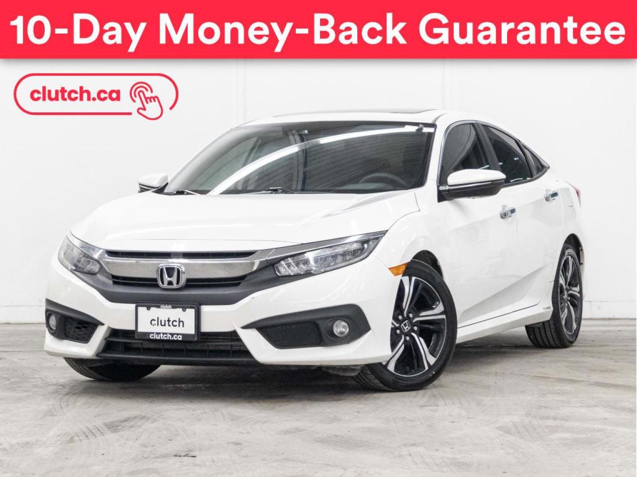 Used 2017 Honda Civic Sedan Touring w/ Apple CarPlay & Android Auto, Adaptive Cruise Control, A/C for sale in Toronto, ON