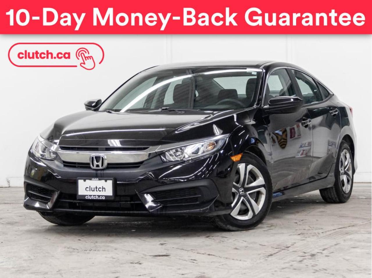 Used 2016 Honda Civic Sedan LX w/ Apple CarPlay & Android Auto, Cruise Control, A/C for sale in Toronto, ON