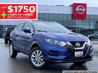 <b>Sunroof,  Heated Seats,  Apple CarPlay,  Android Auto,  Remote Start!</b><br> <br> <br> <br>Are you looking for the Best Deal of the Year on your next SUV? These Nearly-New 2023 Nissan Qashqai SUVs are a deal you cant miss. Save $1750 off the sale price AND receive 2 YEARS OF NO CHARGE OIL CHANGES (total of 4 oil changes).    This 2023 Nissan Qashqai offers big SUV capability in an attractive and accessible package. <br> <br>This Nissan Qashqai offers more than just snazzy styling and approachable dimensions. Under the beautiful exterior lies a carefully engineered powertrain that delivers both optimal efficiency and punchy performance, when needed. Occupants are treated to a well-built interior with solid refinement and intuitive technology, making every journey in the Qashqai an extremely exciting and comforting ride.<br> <br> This caspian blue SUV  has a cvt transmission and is powered by a  141HP 2.0L 4 Cylinder Engine.<br> <br> Our Qashqais trim level is SV AWD. This upgraded Nissan Qashqai SV sweetens the deal with an express opening glass sunroof with slide and tilt functionality and a power shade, halogen headlamps with automatic high beams, a sporty heated leather steering wheel, dual-zone climate control, and adaptive cruise control with steering, in addition to blind-spot monitoring, lane-keep assist, and front emergency braking. Additional features include heated front seats, proximity keyless entry with push button start, piano-black interior inserts, a rear-view camera, and a 6-speaker audio system, a 7-inch infotainment screen bundled with Apple CarPlay, Android Auto, and SiriusXM satellite radio. This vehicle has been upgraded with the following features: Sunroof,  Heated Seats,  Apple Carplay,  Android Auto,  Remote Start,  Blind Spot Detection,  Adaptive Cruise Control. <br><br> <br>To apply right now for financing use this link : <a href=https://www.bourgeoisnissan.com/finance/ target=_blank>https://www.bourgeoisnissan.com/finance/</a><br><br> <br/><br>Discount on vehicle represents the Cash Purchase discount applicable and is inclusive of all non-stackable and stackable cash purchase discounts from Nissan Canada and Bourgeois Midland Nissan and is offered in lieu of sub-vented lease or finance rates. To get details on current discounts applicable to this and other vehicles in our inventory for Lease and Finance customer, see a member of our team. </br></br>Since Bourgeois Midland Nissan opened its doors, we have been consistently striving to provide the BEST quality new and used vehicles to the Midland area. We have a passion for serving our community, and providing the best automotive services around.Customer service is our number one priority, and this commitment to quality extends to every department. That means that your experience with Bourgeois Midland Nissan will exceed your expectations  whether youre meeting with our sales team to buy a new car or truck, or youre bringing your vehicle in for a repair or checkup.Building lasting relationships is what were all about. We want every customer to feel confident with his or her purchase, and to have a stress-free experience. Our friendly team will happily give you a test drive of any of our vehicles, or answer any questions you have with NO sales pressure.We look forward to welcoming you to our dealership located at 760 Prospect Blvd in Midland, and helping you meet all of your auto needs!<br> Come by and check out our fleet of 30+ used cars and trucks and 100+ new cars and trucks for sale in Midland.  o~o