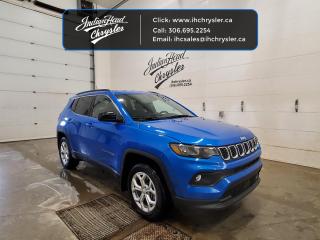 <b>Heated Steering Wheel,  Remote Start,  Climate Control,  Proximity Key,  Heated Seats!</b><br> <br> <br> <br>  Delivering a contemporary twist on iconic Jeep styling, this 2024 Compass is the perfect mix of rugged and refined. <br> <br>Keeping with quintessential Jeep engineering, this 2024 Compass sports a striking exterior design, with an extremely refined interior, loaded with the latest and greatest safety, infotainment and convenience technology. This SUV also has the off-road prowess to booth, with rugged build quality and great reliability to ensure that you get to your destination and back, as many times as you want. <br> <br> This blue SUV  has a 8 speed automatic transmission and is powered by a  200HP 2.0L 4 Cylinder Engine.<br> <br> Our Compasss trim level is North. This Compass North steps things up with a heated steering wheel, dual-zone climate control, remote engine start, roof rack rails, front fog lamps and cornering headlamps, in addition to heated front seats, a 10.1-inch infotainment screen powered by Uconnect 5 with Apple CarPlay and Android Auto, towing equipment including trailer sway control, push button start, air conditioning, cruise control with steering wheel controls, and front and rear cupholders. Safety features also include lane keeping assist with lane departure warning, forward collision warning with active braking, driver monitoring alert, and a rearview camera. This vehicle has been upgraded with the following features: Heated Steering Wheel,  Remote Start,  Climate Control,  Proximity Key,  Heated Seats,  Led Lights,  Lane Keep Assist. <br><br> View the original window sticker for this vehicle with this url <b><a href=http://www.chrysler.com/hostd/windowsticker/getWindowStickerPdf.do?vin=3C4NJDBN1RT106475 target=_blank>http://www.chrysler.com/hostd/windowsticker/getWindowStickerPdf.do?vin=3C4NJDBN1RT106475</a></b>.<br> <br>To apply right now for financing use this link : <a href=https://www.indianheadchrysler.com/finance/ target=_blank>https://www.indianheadchrysler.com/finance/</a><br><br> <br/> Weve discounted this vehicle $4575. See dealer for details. <br> <br>At Indian Head Chrysler Dodge Jeep Ram Ltd., we treat our customers like family. That is why we have some of the highest reviews in Saskatchewan for a car dealership!  Every used vehicle we sell comes with a limited lifetime warranty on covered components, as long as you keep up to date on all of your recommended maintenance. We even offer exclusive financing rates right at our dealership so you dont have to deal with the banks.
You can find us at 501 Johnston Ave in Indian Head, Saskatchewan-- visible from the TransCanada Highway and only 35 minutes east of Regina. Distance doesnt have to be an issue, ask us about our delivery options!

Call: 306.695.2254<br> Come by and check out our fleet of 30+ used cars and trucks and 80+ new cars and trucks for sale in Indian Head.  o~o