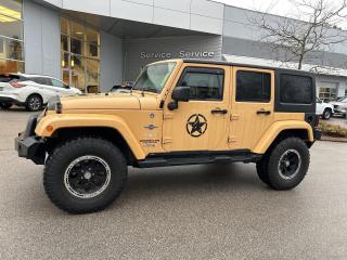 Used 2013 Jeep Wrangler UNLIMITED 4WD 4DR SAHARA for sale in Surrey, BC