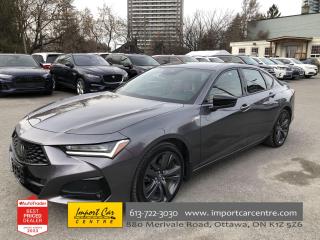 Used 2022 Acura TLX A-Spec A-SPEC, ALLOYS, LEATHER, ROOF, NAVI for sale in Ottawa, ON