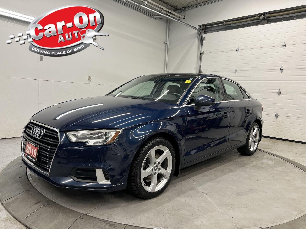 Used 2019 Audi A3 PREM PKG| SUNROOF | HTD LEATHER |LOW KMS! |CARPLAY for sale in Ottawa, ON