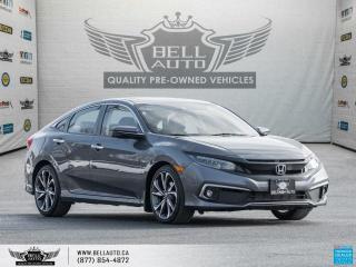 Used 2019 Honda Civic Sedan Touring, Navi, SunRoof, BackUpCam, Leather, CarPlay, HondaSensing, OnStar, LaneDepartAssist, CollisionAvoidance, NoAccident for sale in Toronto, ON