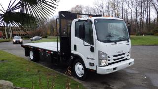 Used 2017 Isuzu NPR 16 Foot Flat Deck Dually 3 Seater for sale in Burnaby, BC