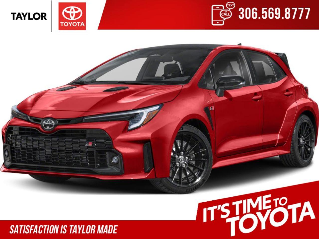 New 2024 Toyota GR Corolla Core GR EDITION! RARE COROLLA! for sale in Regina, SK