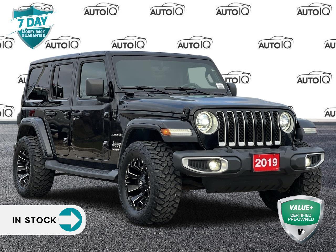 Used 2019 Jeep Wrangler Unlimited Sahara FUEL WHEELS | LEATHER | BODY COLOUR HARD TOP | NAV & SOUND GROUP for sale in Kitchener, ON
