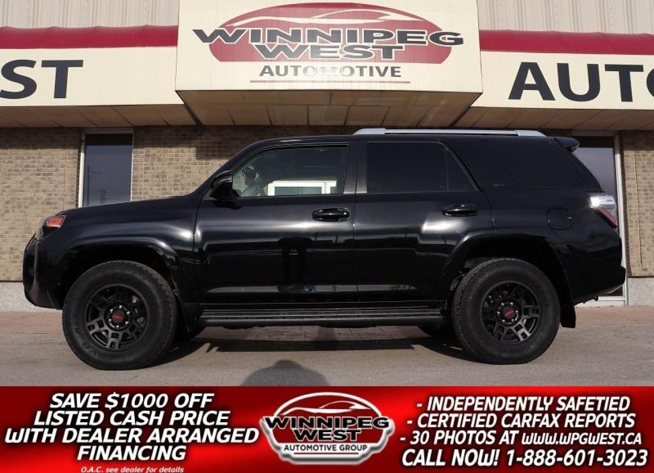 Used 2018 Toyota 4Runner BLACK OUT SR5 SPORT, TRD WHEELS, LOADED, 7 PASS for sale in Headingley, MB