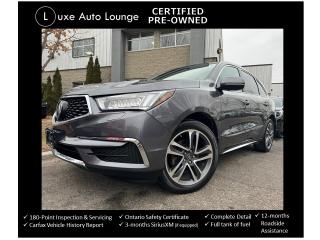 <p>Why buy a new one for over $70,000 when you can have a WELL EQUIPPED, excellent condition 2017 Acura MDX Tech with ALL the features!! The list of features is long on this one, including: ALL WHEEL DRIVE, navigation, sunroof, rear seat DVD, leather, heated seats, power seats, power rear hatch, alloy wheels, touch-screen radio and more!</p><p><span style=font-size: 16px; caret-color: #333333; color: #333333; font-family: Work Sans, sans-serif; white-space: pre-wrap; -webkit-text-size-adjust: 100%; background-color: #ffffff;>This vehicle comes Luxe certified pre-owned, which includes: 180-point inspection & servicing, oil lube and filter change, minimum 50% material remaining on tires and brakes, Ontario safety certificate, complete interior and exterior detailing, Carfax Verified vehicle history report, guaranteed one key (additional keys may be purchased at time of sale), FREE 90-day SiriusXM satellite radio trial (on factory-equipped vehicles) & full tank of fuel!</span></p><p><span style=font-size: 16px; caret-color: #333333; color: #333333; font-family: Work Sans, sans-serif; white-space: pre-wrap; -webkit-text-size-adjust: 100%; background-color: #ffffff;>Priced at ONLY $257 bi-weekly with $1500 down over 60 months at 8.99% (cost of borrowing is $1415 per $10000 financed) OR cash purchase price of $28995 (both prices are plus HST and licensing). Call today and book your test drive appointment!</span></p>