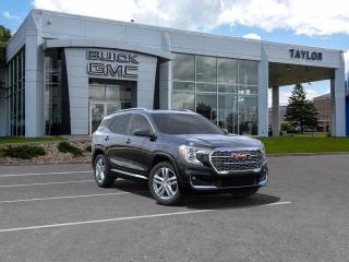 <b>Navigation,  Cooled Seats,  HUD,  Wireless Charging,  Premium Audio!</b><br> <br>   This 2024 GMC Terrain sports a muscular appearance with voluminous interior space and plus ride quality. <br> <br>From endless details that drastically improve this SUVs usability, to striking style and amazing capability, this 2024 Terrain is exactly what you expect from a GMC SUV. The interior has a clean design, with upscale materials like soft-touch surfaces and premium trim. You cant go wrong with this SUV for all your family hauling needs.<br> <br> This ebony twilgt SUV  has an automatic transmission and is powered by a  175HP 1.5L 4 Cylinder Engine.<br> <br> Our Terrains trim level is Denali. This Terrain Denali comes fully loaded with premium leather cooled seats with memory settings, a large colour touchscreen infotainment system featuring navigation, Apple CarPlay, Android Auto, SiriusXM, Bose premium audio, wireless charging and its 4G LTE capable. This luxurious Terrain Denali also comes with a power rear liftgate, automatic park assist, lane change alert with blind spot detection, exclusive aluminum wheels and exterior accents, a leather-wrapped steering wheel, lane keep assist with lane departure warning, forward collision alert, adaptive cruise control, a remote engine starter, HD surround vision camera, heads up display, LED signature lighting, an enhanced premium suspension and a 60/40 split-folding rear seat to make hauling large items a breeze. This vehicle has been upgraded with the following features: Navigation,  Cooled Seats,  Hud,  Wireless Charging,  Premium Audio,  Adaptive Cruise Control,  Blind Spot Detection. <br><br> <br>To apply right now for financing use this link : <a href=https://www.taylorautomall.com/finance/apply-for-financing/ target=_blank>https://www.taylorautomall.com/finance/apply-for-financing/</a><br><br> <br/>    3.99% financing for 84 months. <br> Buy this vehicle now for the lowest bi-weekly payment of <b>$305.81</b> with $0 down for 84 months @ 3.99% APR O.A.C. ( Plus applicable taxes -  Plus applicable fees   / Total Obligation of $55661  ).  Incentives expire 2024-04-30.  See dealer for details. <br> <br> <br>LEASING:<br><br>Estimated Lease Payment: $268 bi-weekly <br>Payment based on 6.9% lease financing for 48 months with $0 down payment on approved credit. Total obligation $27,966. Mileage allowance of 16,000 KM/year. Offer expires 2024-04-30.<br><br><br><br> Come by and check out our fleet of 90+ used cars and trucks and 170+ new cars and trucks for sale in Kingston.  o~o