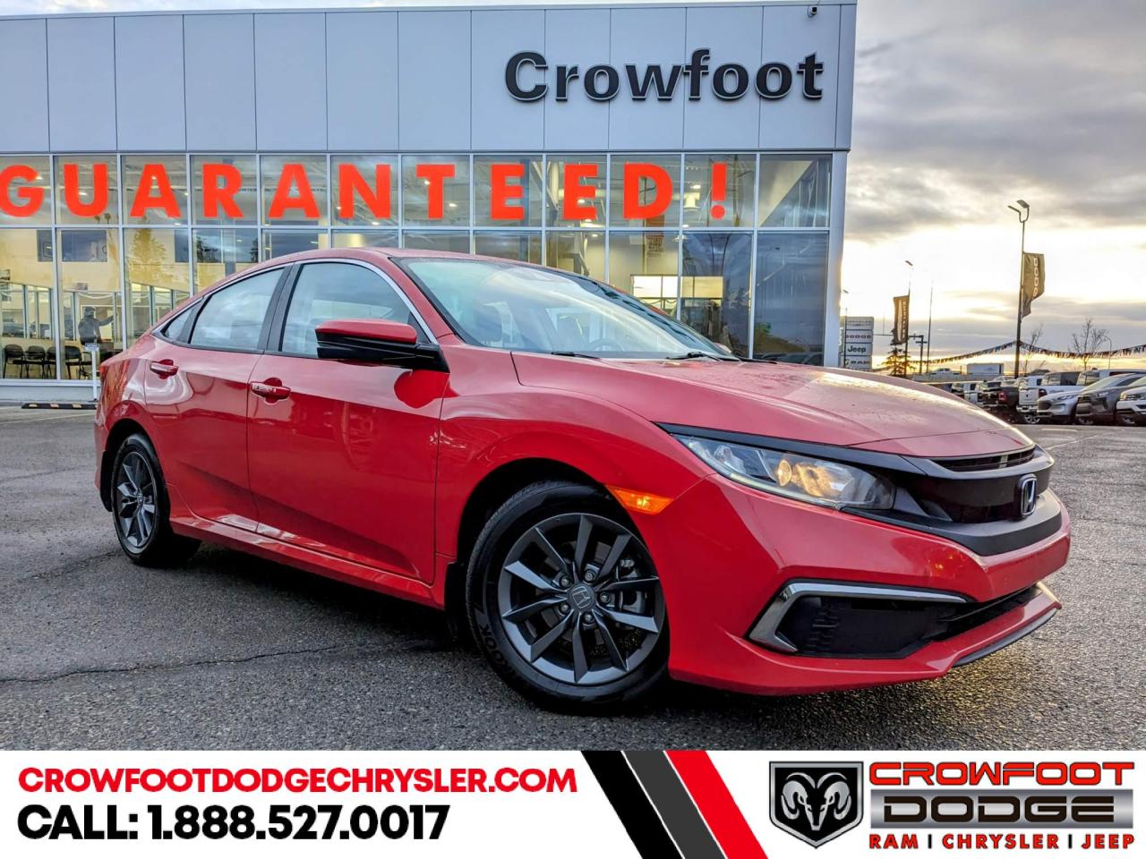 Used 2021 Honda Civic EX - Sunroof -  Remote Start for sale in Calgary, AB